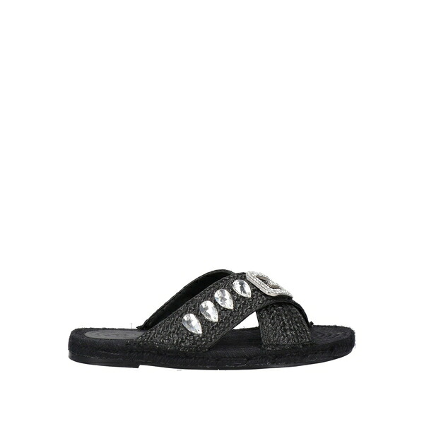 【送料無料】 ガレパリ レディース サンダル シューズ Espadrilles Black