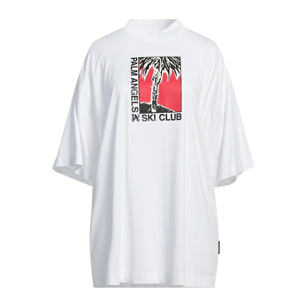 【送料無料】 パーム・エンジェルス レディース Tシャツ トップス T-shirts White