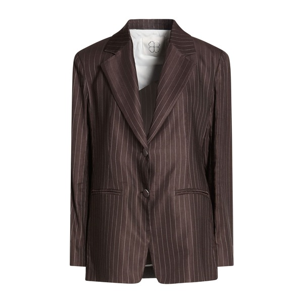 【送料無料】 トゥルー ロイヤル レディース ジャケット＆ブルゾン アウター Blazers Brown