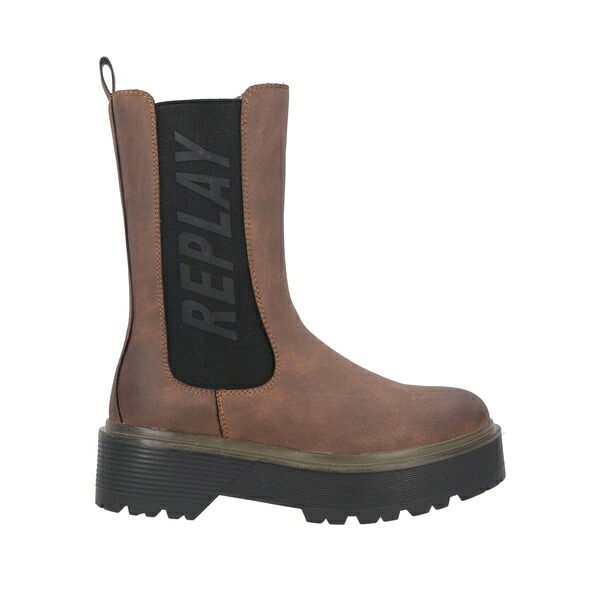 【貨物輸送無料】 リプレー レディース ブーツ シューズ Ankle boots Brown