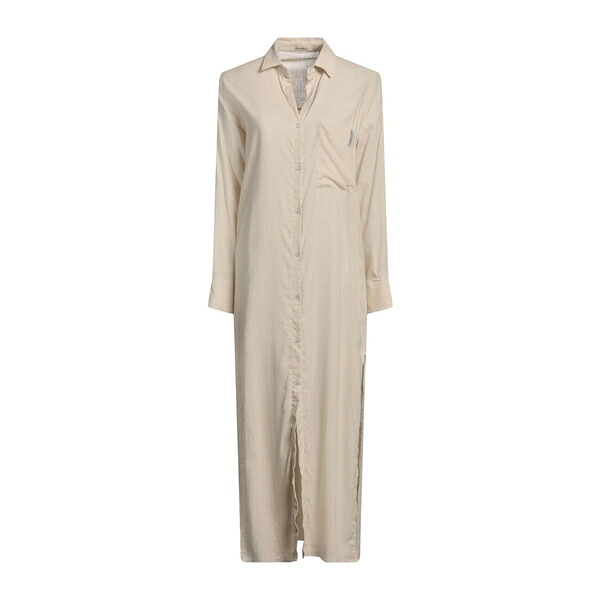 【送料無料】 ヒノミネイト レディース ワンピース トップス Maxi dresses Beige|asty