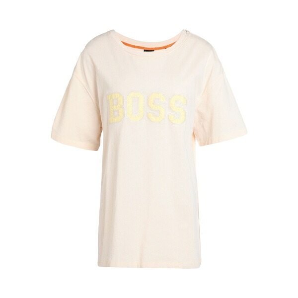 【送料無料】 ボス レディース Tシャツ トップス T-shirts White