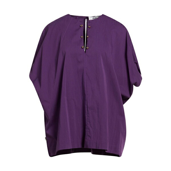 【送料無料】 ジジル レディース Tシャツ トップス Tops Purple