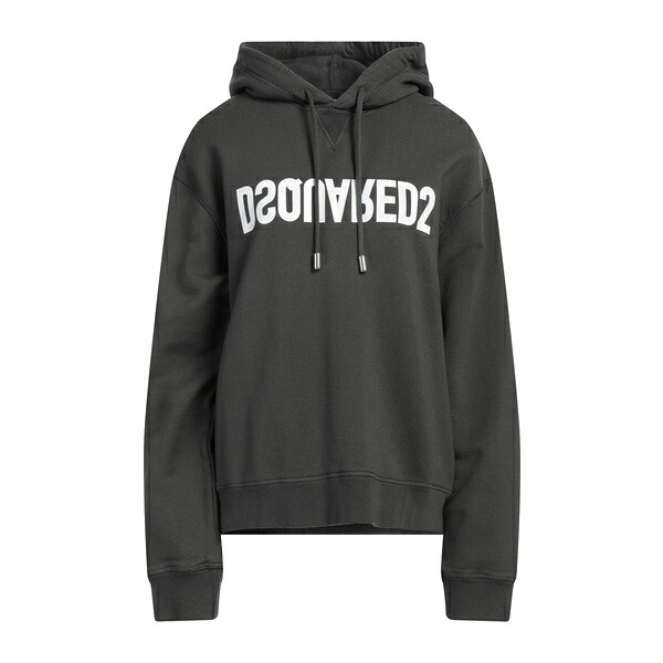 【送料無料】 ディースクエアード レディース パーカー・スウェットシャツ アウター Sweatshirts Grey|asty