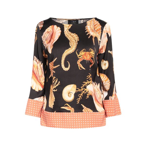 【送料無料】 クリップス レディース Tシャツ トップス Tops Black 14,541円