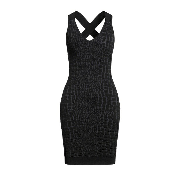 【送料無料】 モスキーノ レディース ワンピース トップス Mini dresses Black