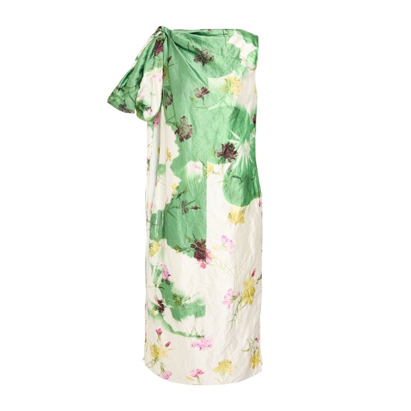 【送料無料】 アーデム レディース ワンピース トップス Midi dresses Green