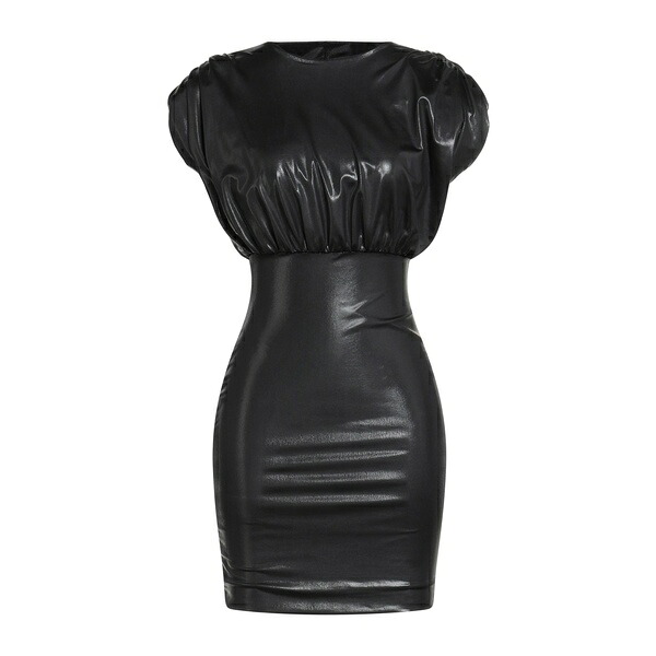 【送料無料】 ピンコ レディース ワンピース トップス Mini dresses Black