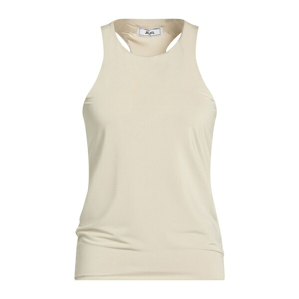【貨物輸送無料】 ジジル レディース プルオーバー トップス Tank tops Beige
