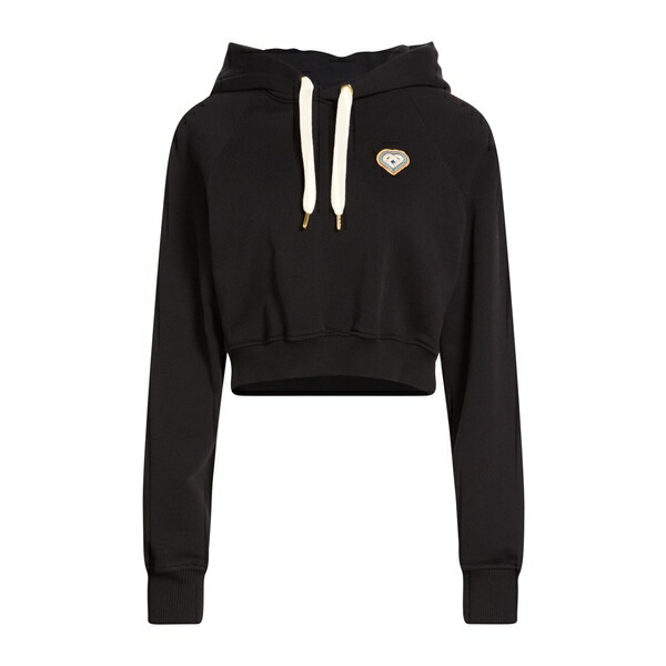 【送料無料】 カサブランカ レディース パーカー・スウェットシャツ アウター Sweatshirts Black