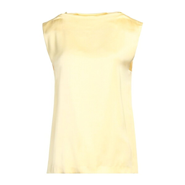 【送料無料】 ジル・サンダー レディース Tシャツ トップス Tops Yellow｜asty