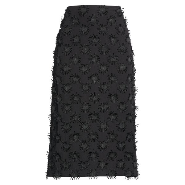 【送料無料】 エムエスジイエム レディース スカート ボトムス Midi skirts Black｜asty