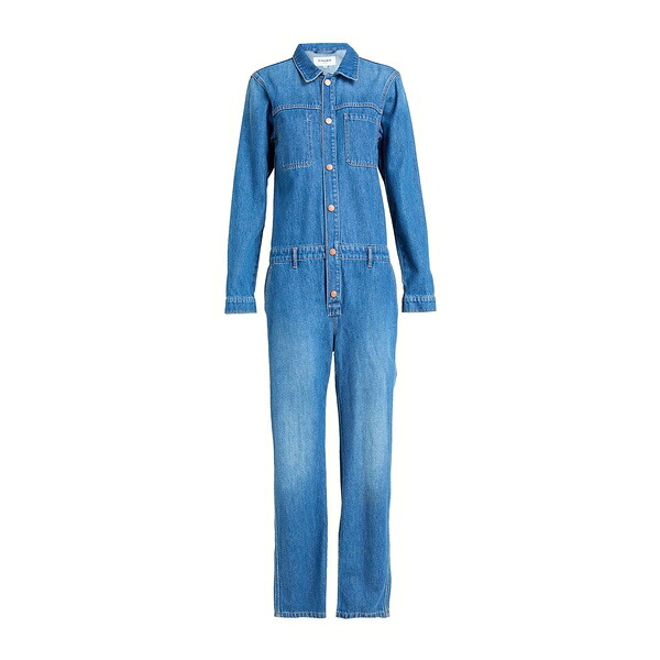 【送料無料】 フィンガーインザノーズ レディース ワンピース トップス Jumpsuits Blue