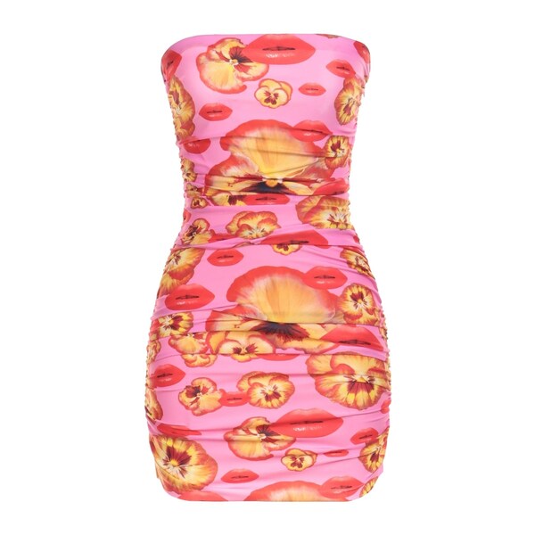 【送料無料】 アーメン レディース ワンピース トップス Mini dresses Pink