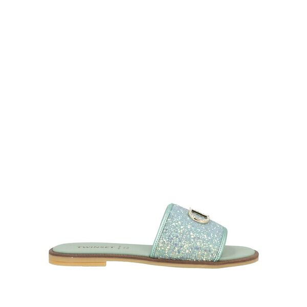 【送料無料】 ツインセット レディース サンダル シューズ Sandals Green｜asty