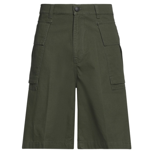 【送料無料】 バランタイン メンズ カジュアルパンツ ボトムス Shorts & Bermuda Shorts Green｜asty
