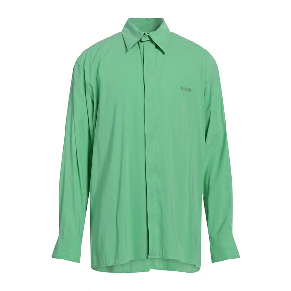 【貨物輸送無料】 エムエスジイエム メンズ プルオーバー トップス Shirts Green