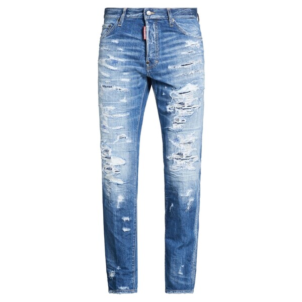 【送料無料】 ディースクエアード メンズ デニムパンツ ボトムス Jeans Blue｜asty