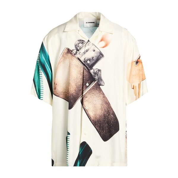 【送料無料】 ジル・サンダー メンズ シャツ トップス Shirts White|asty