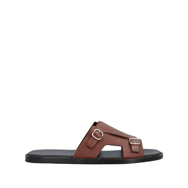 【貨物輸送無料】 サントーニ メンズ サンダル シューズ Sandals Brown