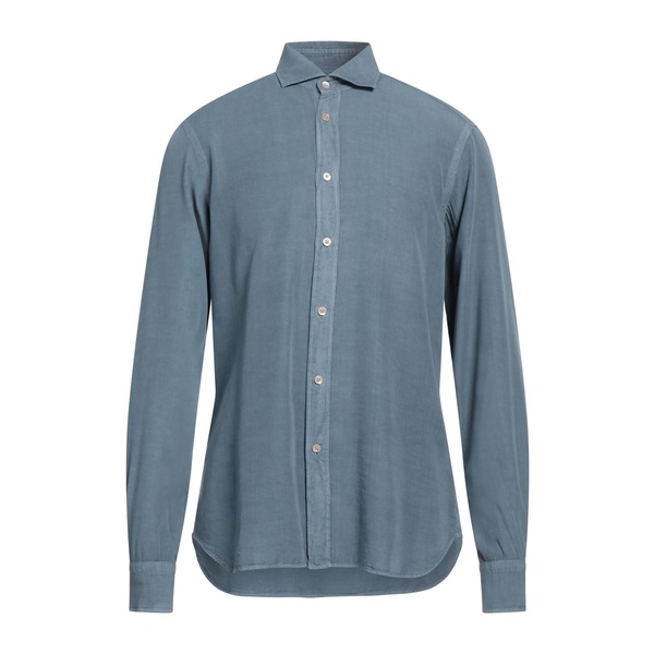 【送料無料】 ボリオリ メンズ シャツ トップス Shirts Blue|asty