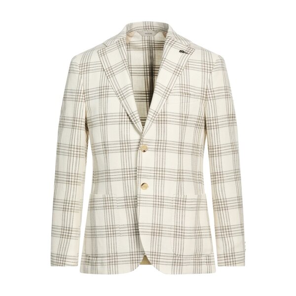 【送料無料】 パオローニ メンズ ジャケット＆ブルゾン アウター Blazers White｜asty 64,790円