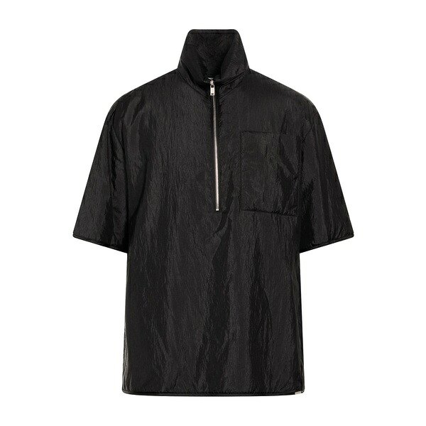 【貨物輸送無料】 ジル・サンダー メンズ プルオーバー トップス T-shirts Black
