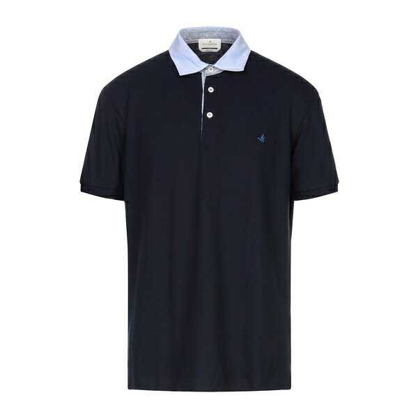 【送料無料】 ブルックスフィールド メンズ Tシャツ トップス Polo shirts Blue｜asty