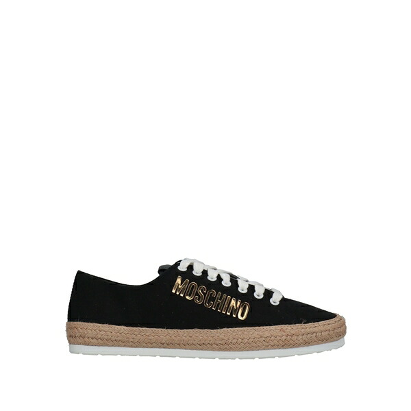 【貨物輸送無料】 モスキーノ メンズ サンダル シューズ Espadrilles Black