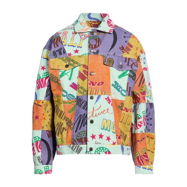 【送料無料】 モスキーノ メンズ ジャケット&ブルゾン アウター Denim outerwear Green|asty