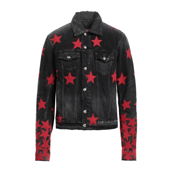 【貨物輸送無料】 アミリ メンズ 上衣＆上衣 アウター Denim outerwear Black