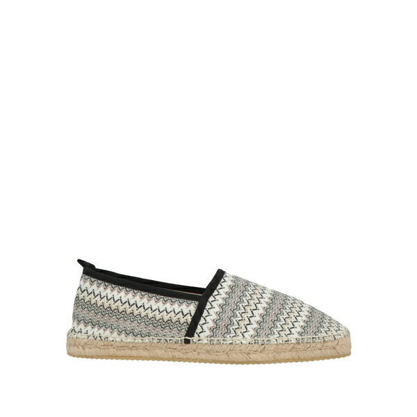【貨物輸送無料】 ミッソーニ メンズ サンダル シューズ Espadrilles White