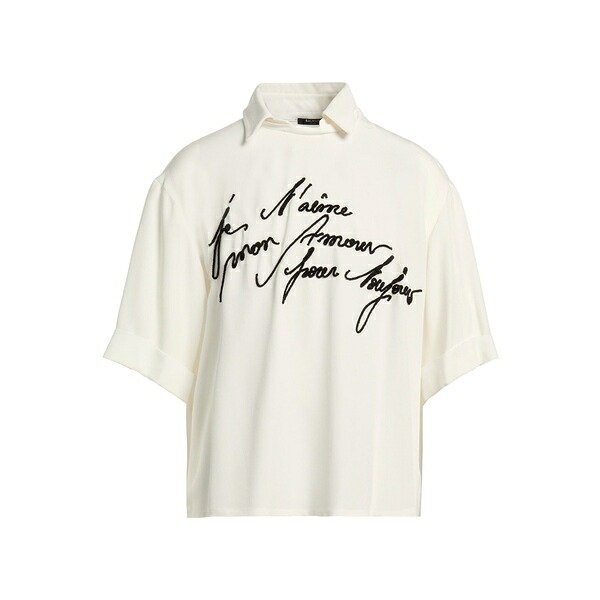 【貨物輸送無料】 バルマン メンズ プルオーバー トップス T-shirts White