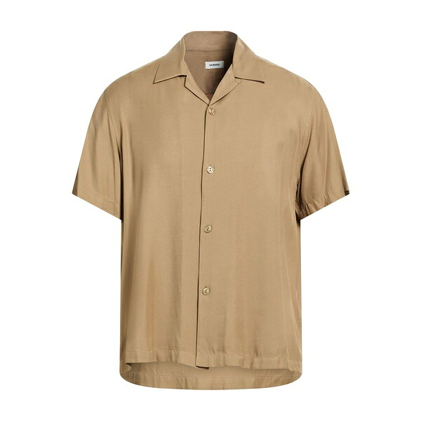 【貨物輸送無料】 沙子ロ メンズ プルオーバー トップス Shirts Green