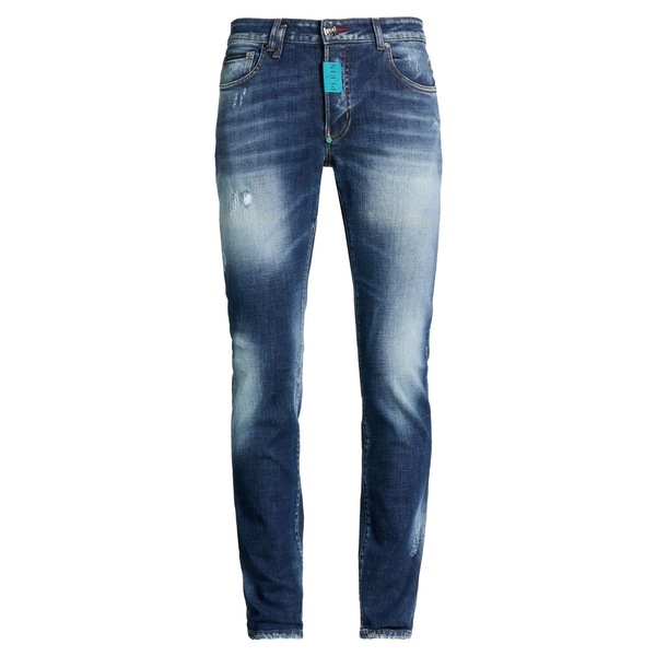 【送料無料】 フィリッププレイン メンズ デニムパンツ ボトムス Jeans Blue|asty