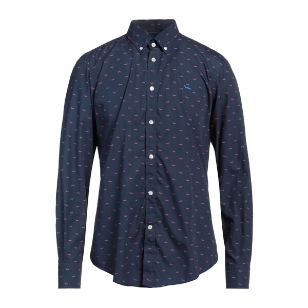 【貨物輸送無料】 ハーモント \u0026 知恵袋 メンズ プルオーバー トップス Shirts Blue
