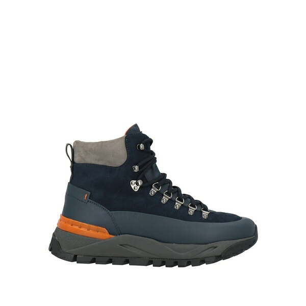 【貨物輸送無料】 サントーニ メンズ ブーツ シューズ Ankle boots Blue