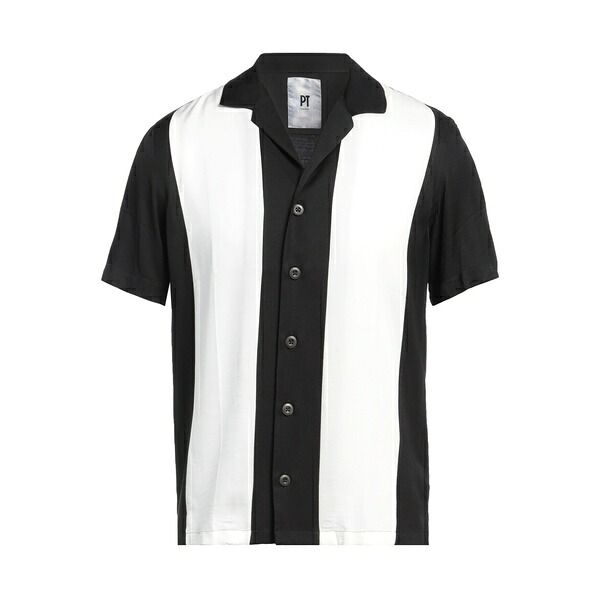 【送料無料】 PTトリノ メンズ シャツ トップス Shirts Black|asty