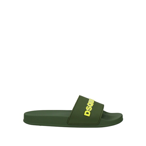 【貨物輸送無料】 ディースクエアード メンズ サンダル シューズ Sandals Green