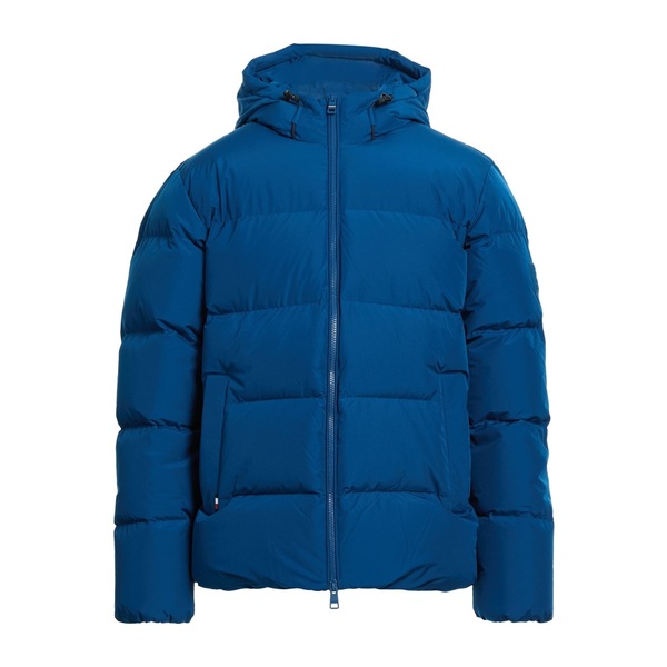 【貨物輸送無料】 トミー ヒルフィガー メンズ 上衣＆上衣 アウター Puffers Blue