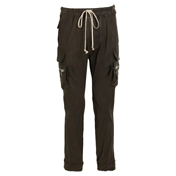 【貨物輸送無料】 リックオウエンス メンズ 心地よいズボン下 ボトムス Pants Brown