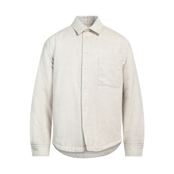 【貨物輸送無料】 ジャクエムス メンズ プルオーバー トップス Shirts Beige メンズファッション-カジュアルシャツ