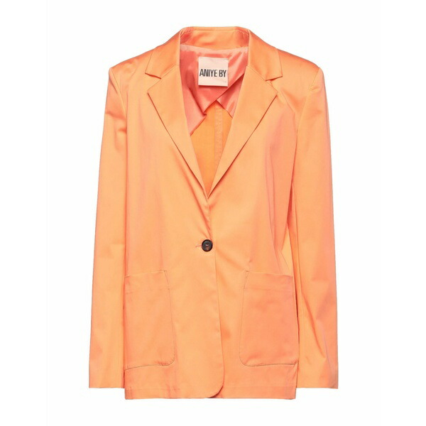 【送料無料】 アニエバイ レディース ジャケット&ブルゾン アウター Blazers Orange