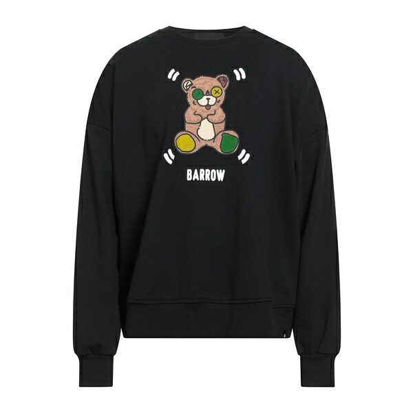 【貨物輸送無料】 バロウ メンズ パーカー・スウェットシャツ アウター Sweatshirts Black