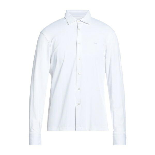 【送料無料】 ハーモント & ブレイン メンズ シャツ トップス Shirts White｜asty