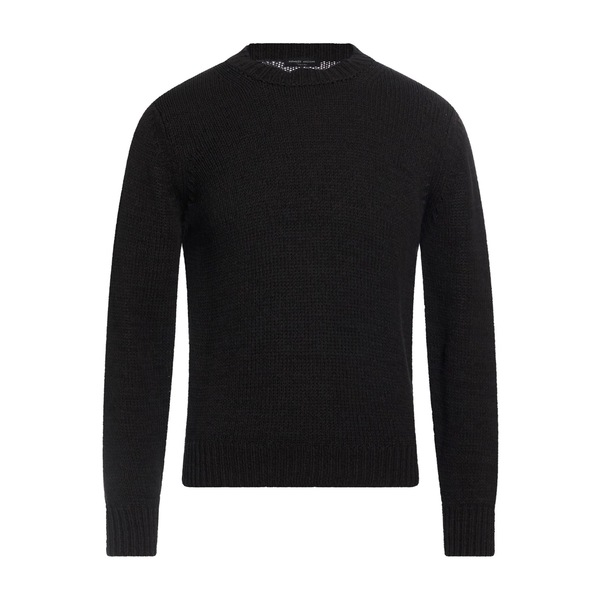 【貨物輸送無料】 ロベルトコリーナ メンズ 編み物\u0026プルオーバー アウター Sweaters Black