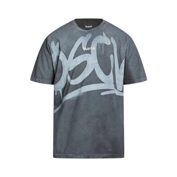 【貨物輸送無料】 ディスクレイマー メンズ プルオーバー トップス T-shirts Grey
