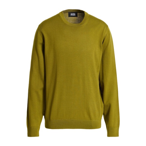【貨物輸送無料】 アルファス テューディオ メンズ 編み物\u0026プルオーバー アウター Sweaters Green