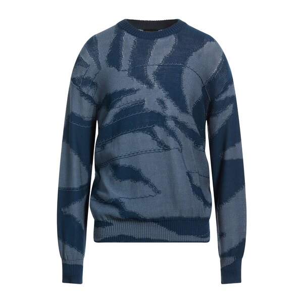 【貨物輸送無料】 ロベルトコリーナ メンズ 編み物\u0026プルオーバー アウター Sweaters Blue