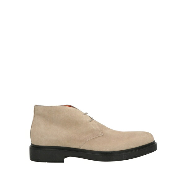 【貨物輸送無料】 サントーニ メンズ ブーツ シューズ Ankle boots Beige